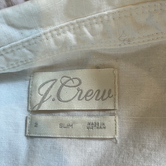 J Crew Western Chambray Shirt in White - Picture 4 of 6